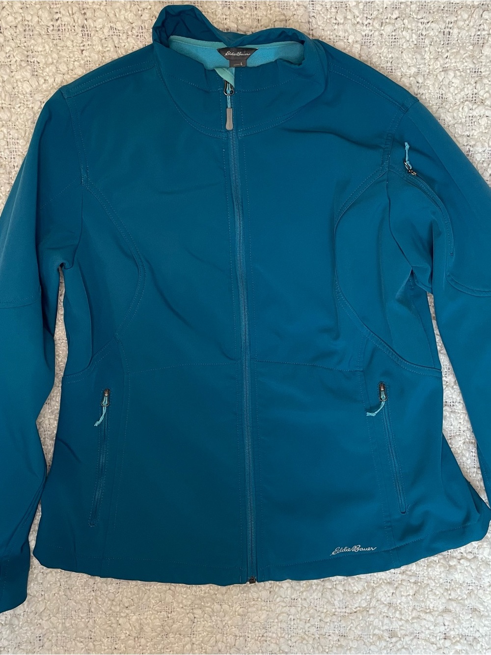 Eddie Bauer Teal Softshell Jacket - Women's Size L